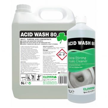 Clover | Acid Wash 80 | Extra Strong Acidic Cleaner | 502