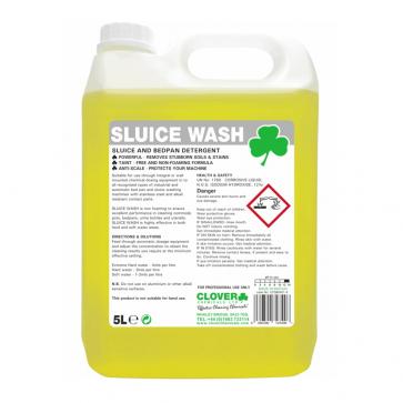 Clover | Sluice Wash | Sluice & Bedpan Detergent | 5 Litre | 337