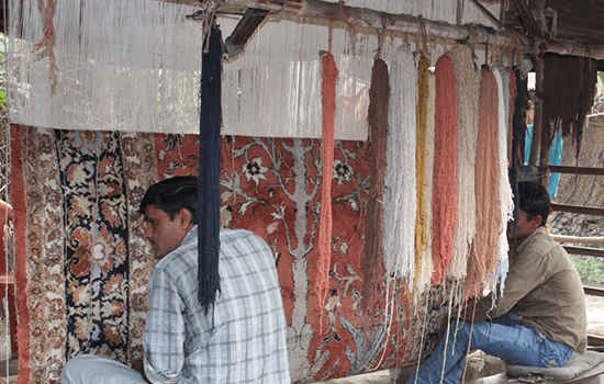 A New Arrival of Pure Silk, Handwoven Rugs - A Year in the Making