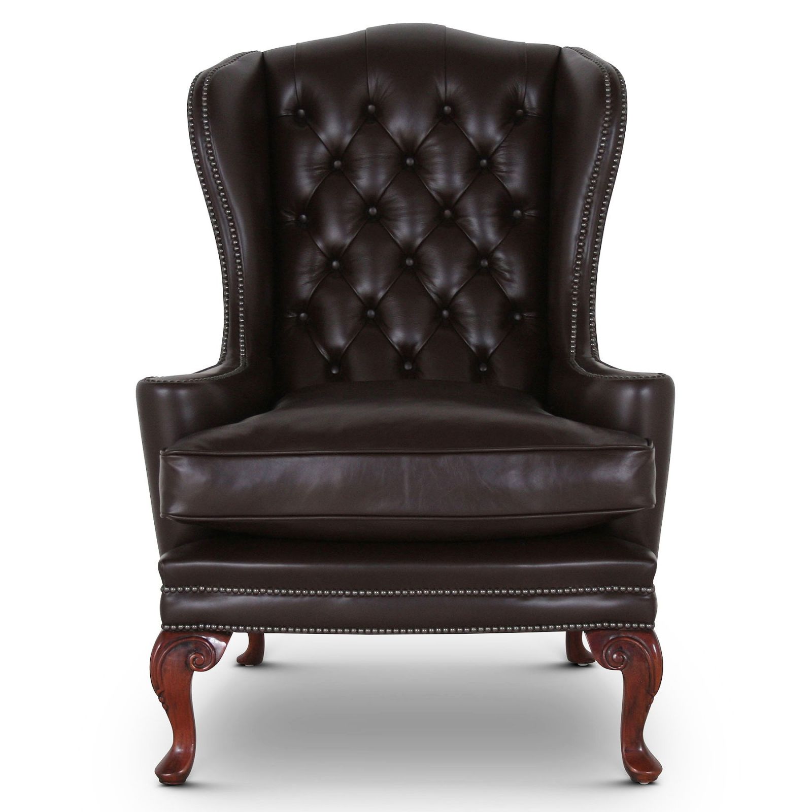 Melbury Leather Wing Chair
