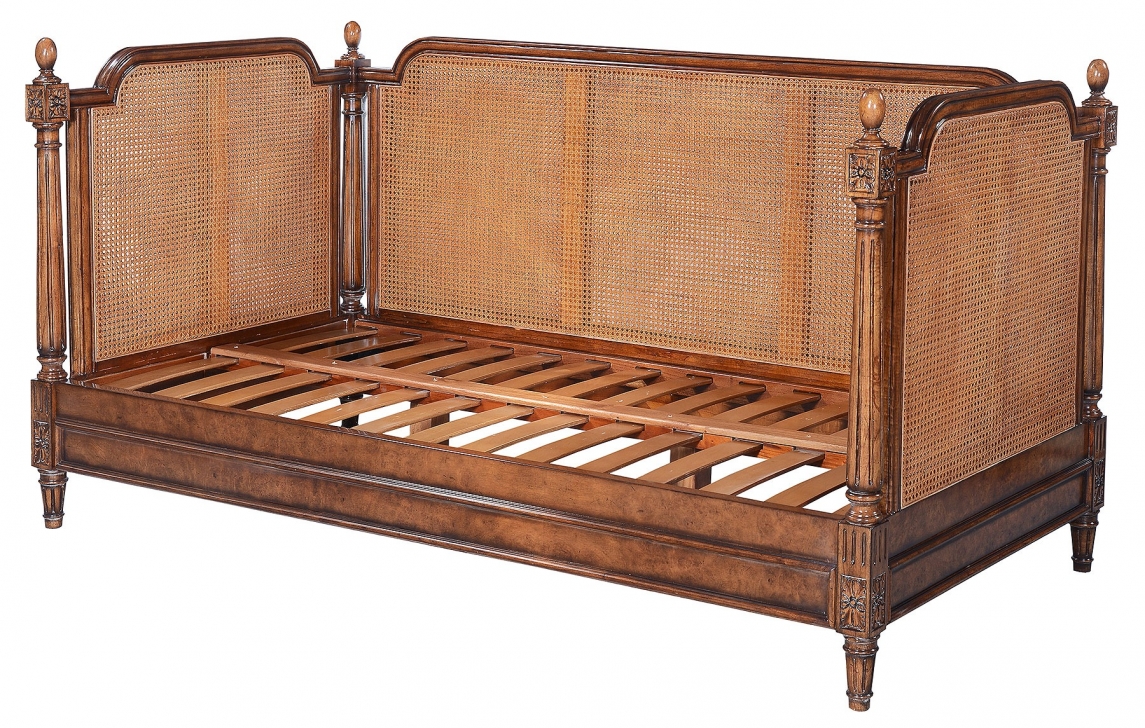 Burr oak day bed UK single, Beds & Headboards from Brights of Nettlebed