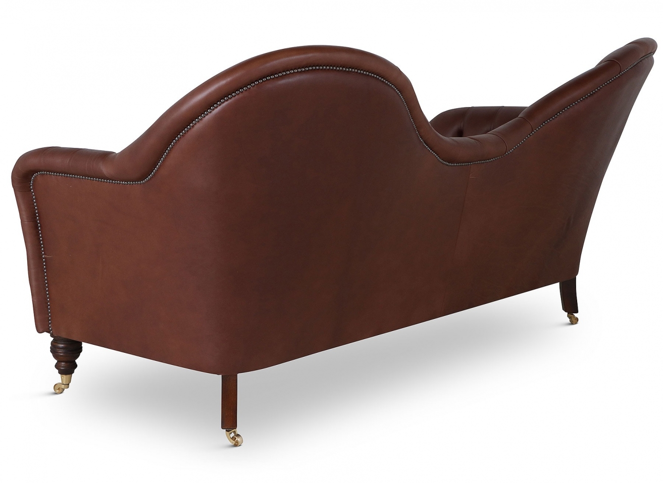 Kensington sofa in brown hide Grand, Leather Sofas & Easy Chairs