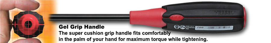 700 Series Gel Grip Screwdrivers