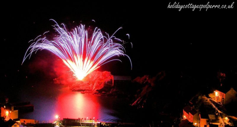 Polperro Fireworks Display Sat 8th November 2025