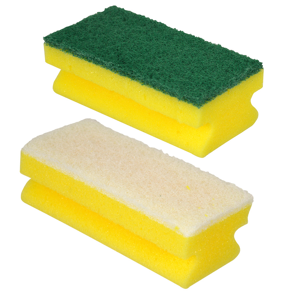 Robert Scott | Sponge Scourer and Grip | Green or White | Pack of 10