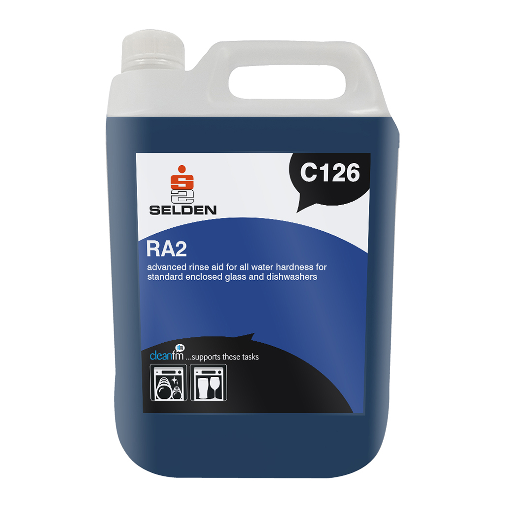 Selden | RA2 | Hard Water Acidic Machine Dishwashing Rinse Aid | C126