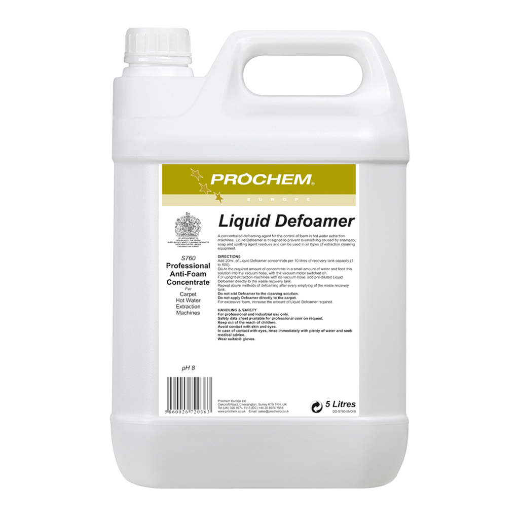 Prochem | Liquid Defoamer | 5 Litre | S760