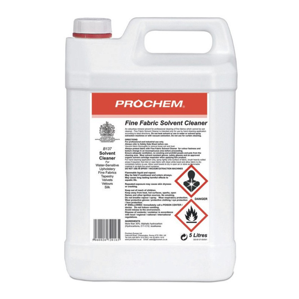 Prochem | Fine Fabric Solvent Cleaner | 5 Litre | B137