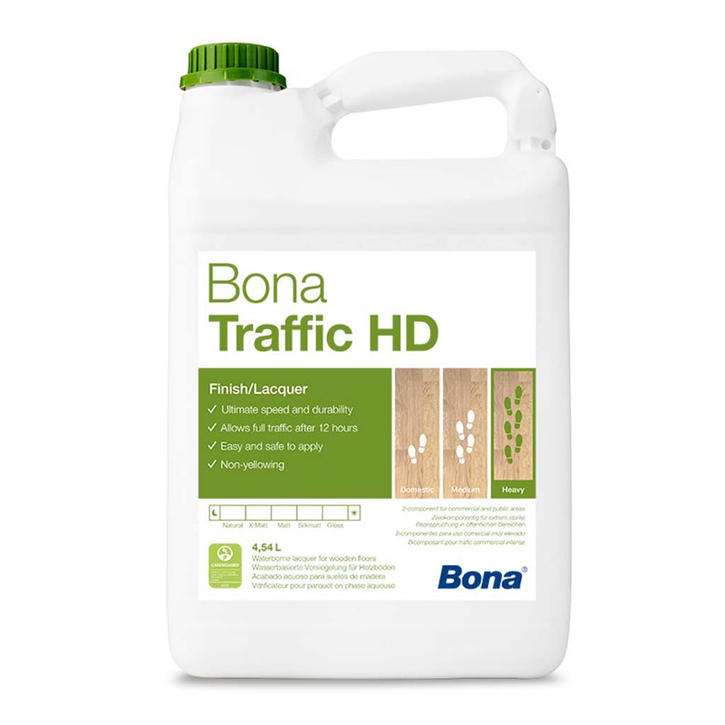 Bona Traffic HD | Wood Floor Lacquer | 4.95 Litre | Case of 3
