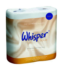 Whisper Gold | 3 Ply | White Luxury Toilet Roll | 40 Rolls | STR011