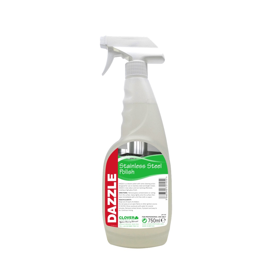 Clover | Dazzle | Stainless Steel Cleaner/Polish | 750ml | 715