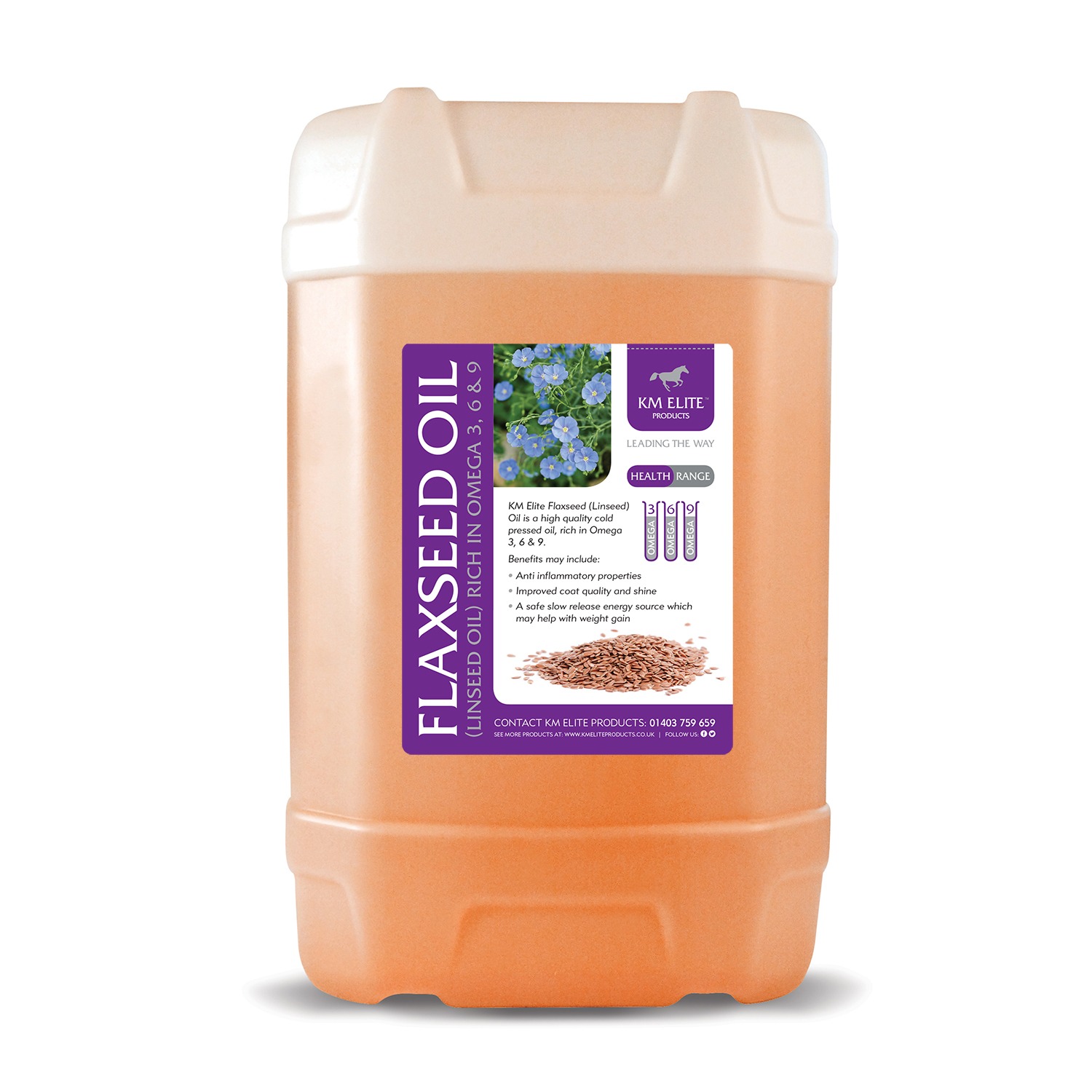 KM Elite Flaxseed (Linseed) Oil