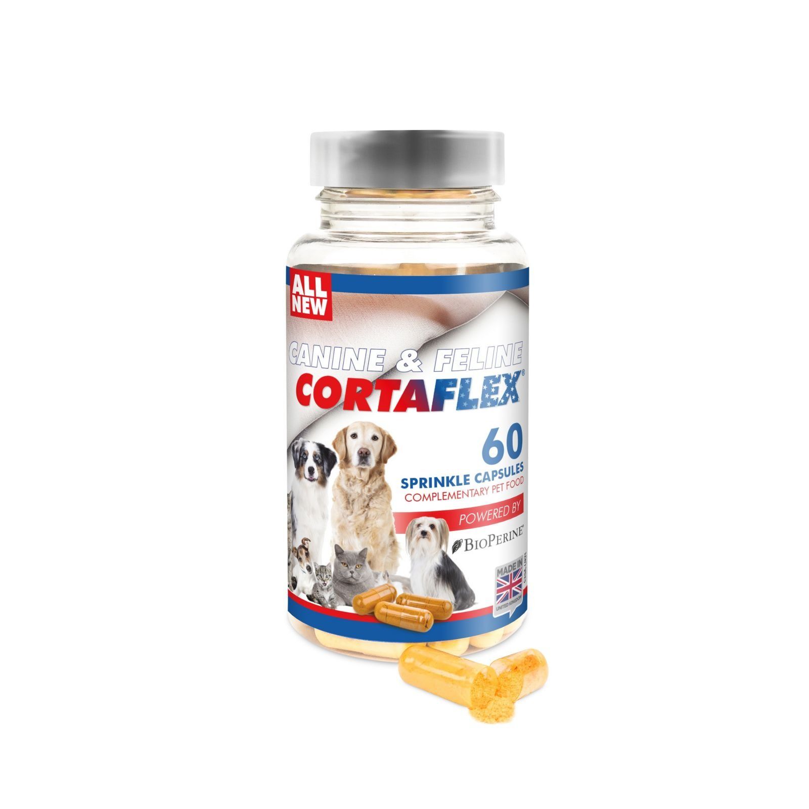Canine - Feline Cortaflex Capsules 60 x 200mg