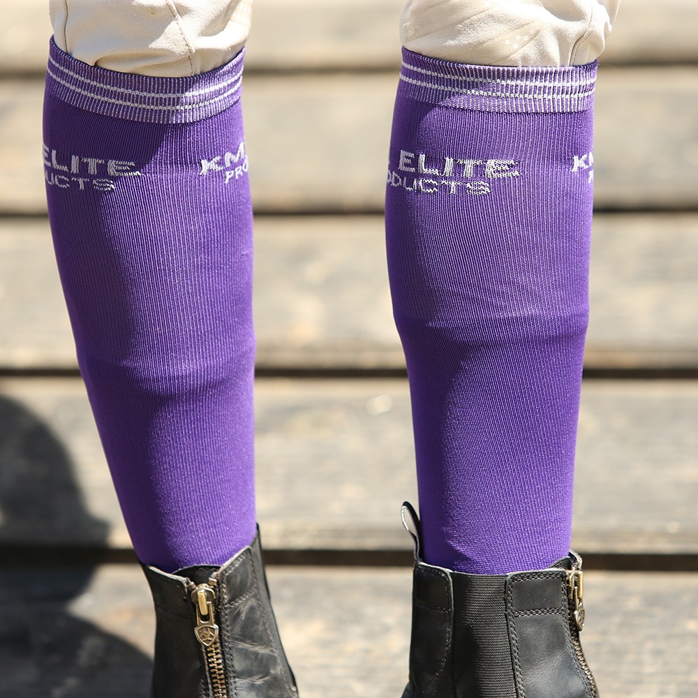 KM Elite Socks Purple/Silver