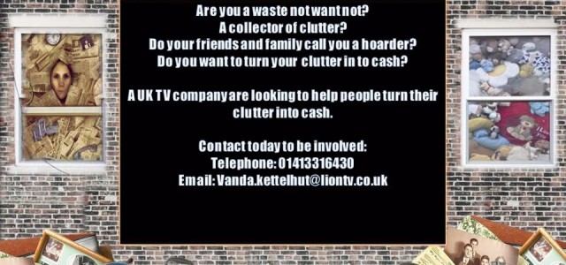 Got Stuff In Storage And Want To Be On TV?